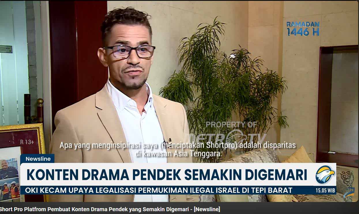ShortPro Indonesia MetroTV Sebastien Billard